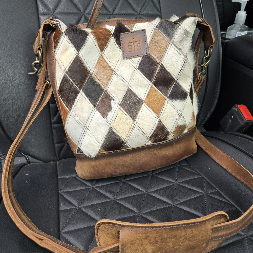 Sts Patchwork Leather Bag And Wallet